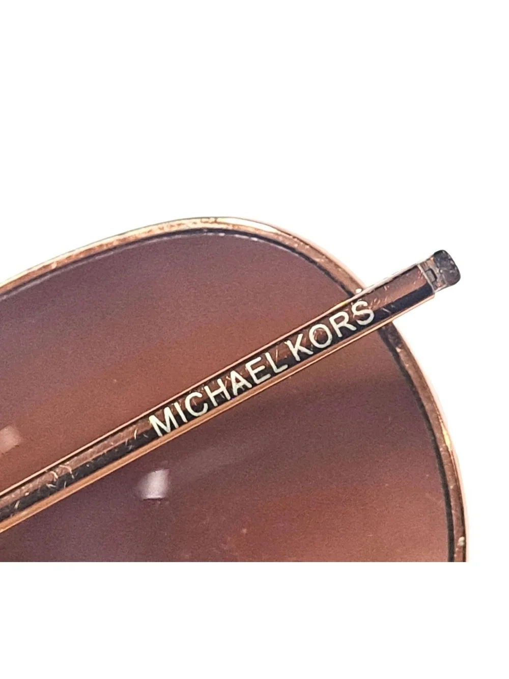 Michael Kors M3403S Sunglasses Rose Gols Aviator Gradient Women